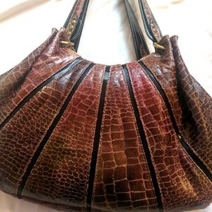 Naturalizer Faux Snakeskin Shoulder Bag